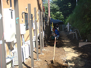 アルミサッシフェンス工事2