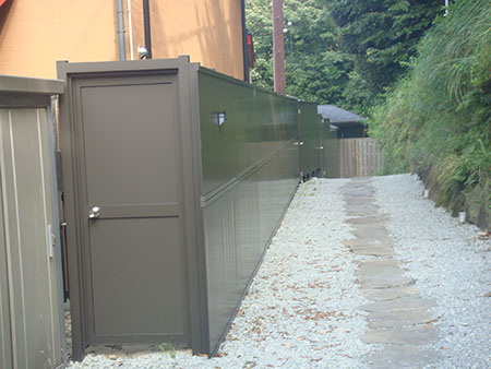 アルミサッシフェンス工事3